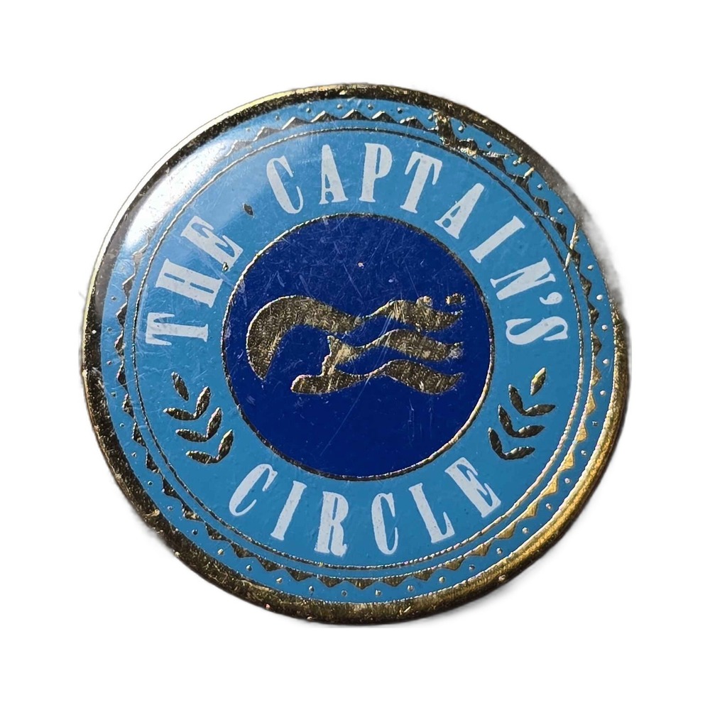 The Captain's Circle Princess Cruises Logo Enamel Lapel Hat Vest Pin I6